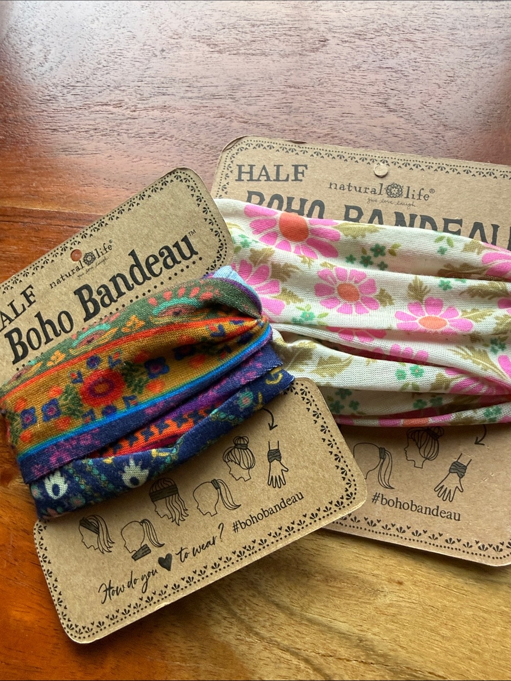 2 Two! Brand new Natural Life Half Boho Bandeau bundle!